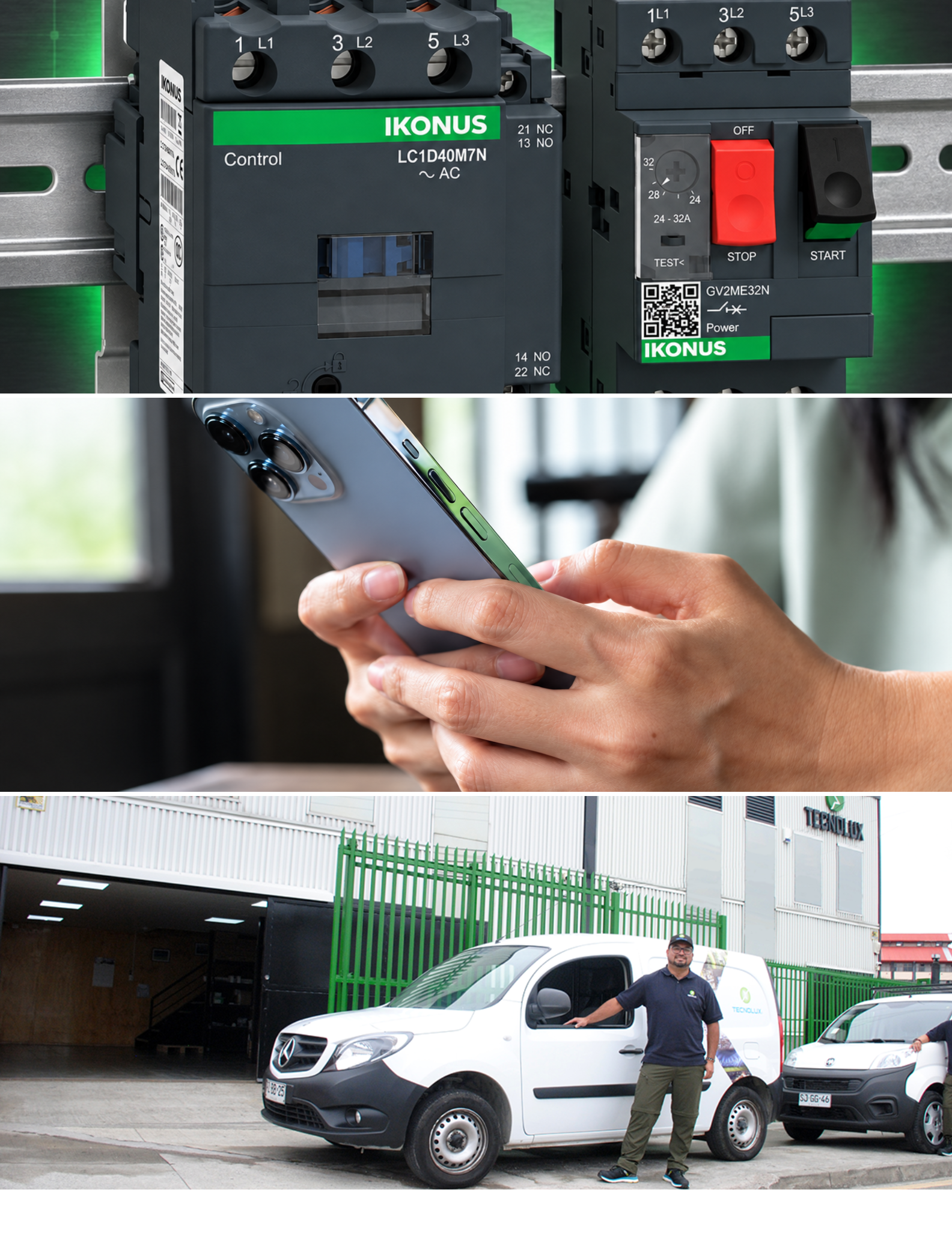 Logística y cobertura nacional de material eléctrico industrial — Tecnolux Industrial