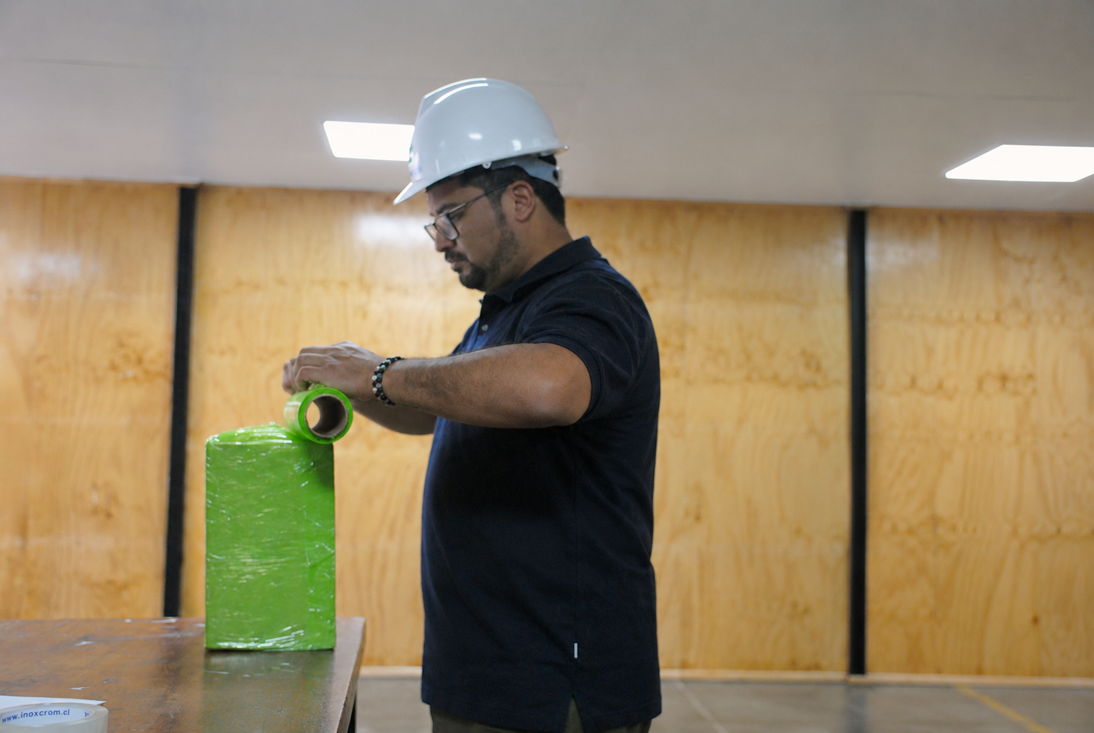 Equipo Tecnolux Industrial en la casa matriz de Puerto Montt